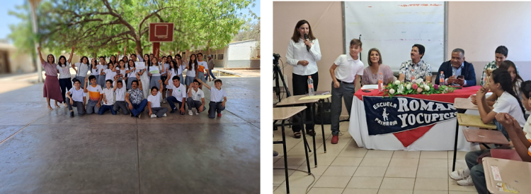 Ganan escuelas de Sonora justa académica nacional. Sede fue la Escuela Primaria Gral. Román Yocupicio, de San José de Bácum   