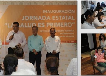 El secretario general de la Sección 28 del SNTE, César Adalberto Salazar López, puso en marcha la Jornada Estatal “La Salud es primero”   