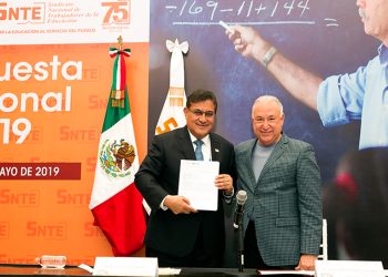 El SNTE dio a conocer conquistas alcanzadas a través del Pliego Nacional de Demandas 2019, en acto encabezado por el secretario general, Alfonso Cepeda Salas, y el oficial mayor de la SEP, Héctor Martín Garza González