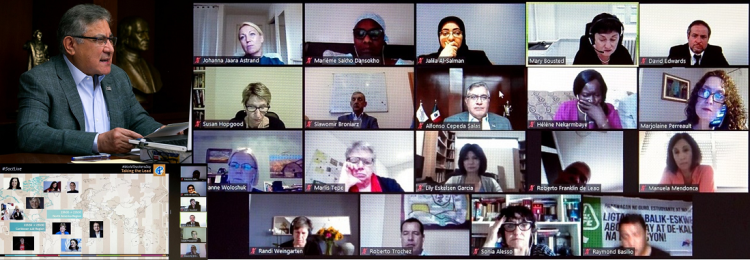 Se reúne el Consejo Ejecutivo de la Internacional de la Educación (IE). Analizan la problemática a la que se enfrentan las organizaciones de maestros para mantener las clases en medio de la pandemia   