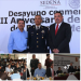 Los líderes magisteriales Francisco Javier Duarte Flores y Jesús Jaime Rochín Carrillo, asisten como invitados a la conmemoración del CIII Aniversario de la Creación del Ejército Mexicano   