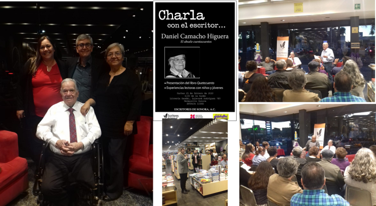 Charla con el escritor Daniel Camacho, organizada por la agrupación de escritores ESAC, en el marco del Ciclo de Presentaciones con escritores sonorenses