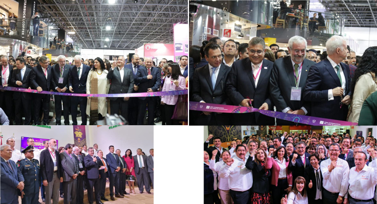 El secretario general del SNTE, Alfonso Cepeda Salas, participó en la ceremonia de apertura y corte de listón de la FIL 2019, encabezada por la secretaria de Cultura, Alejandra Frausto Guerrero