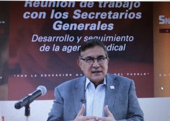 Realizan dirigentes del SNTE encuentro virtual. Dialogan sobre reapertura de escuelas. También atienden temas laborales y de seguridad social