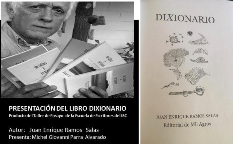 Presentan el libro Dixionario, del escritor lagunero sonorense Juan Enrique Ramos Salas, en forma virtual, a través de la plataforma Zoom