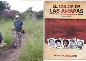 Libro El color de las amapas del escritor sonorense Ignacio Lagarda Lagarda, Cronista Municipal en el H. Ayuntamiento de Hermosillo    