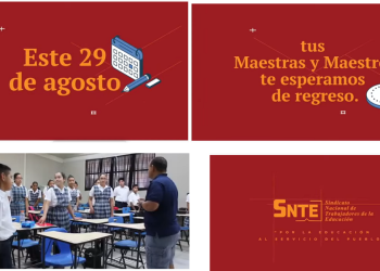 El SNTE da la bienvenida al nuevo Ciclo Escolar. Promueve campaña Todas y Todos en la Escuela