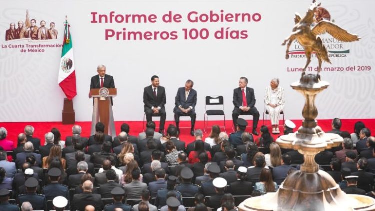 En tres meses, el presidente Andrés Manuel López Obrador cumple más de la mitad de los cien compromisos expresados el 1º de diciembre de 2018 en el Zócalo de la Ciudad de México
