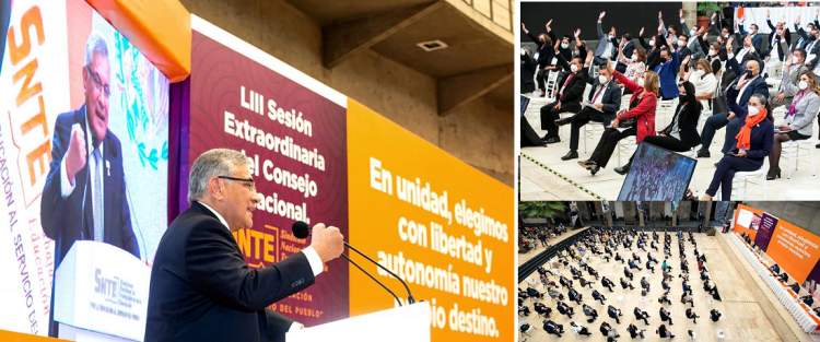 El SNTE realiza la LIII Sesión Extraordinaria del Consejo Nacional. Se garantizan elecciones libres, imparciales y transparentes    