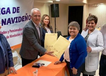La Sección 54 del SNTE hizo entrega del Bono Navideño 2019 a los delegados de Jubilados y Pensionados