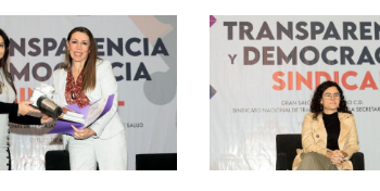 Participa el SNTE en el foro Transparencia y Democracia Sindical, organizado por el INAI