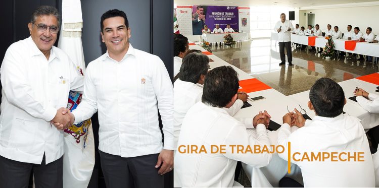 Será con diálogo y propuestas como el SNTE continuará luchando por la defensa de las conquistas laborales, manifestó en Campeche su secretario general, Alfonso Cepeda Salas
