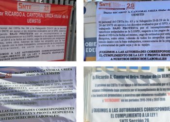 Exige la Sección 28 del SNTE el pago de rezagos y un alto a los abusos de directivos en CBTIS y CETIS de Sonora. El líder magisterial Noé Rodríguez García explica la grave situación: realizarán paros