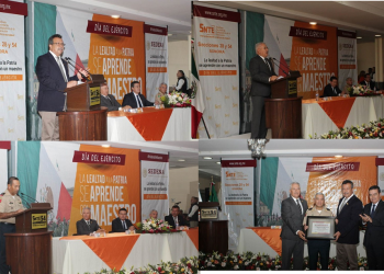 A CVII años de la fundación del Ejército Mexicano, las Secciones 28 y 54 del SNTE, rinden homenaje a la gran fuerza de nuestra patria por su permanente labor en beneficio de los mexicanos