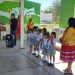 Visita a tres centros escolares en el corazón del territorio Yaqui, con la presencia del secretario de educación Aarón Grageda   