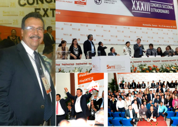 César Adalberto Salazar López, nuevo secretario general de la Sección 28 del SNTE. Fue electo en un proceso democrático de unidad, mediante el voto libre, secreto y nominal