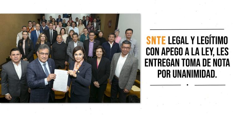El Pleno del Tribunal Federal de Conciliación y Arbitraje otorgó la Toma de Nota al SNTE, por los acuerdos alcanzados durante la 47 Sesión Extraordinaria de su Consejo Nacional, efectuada el pasado 22 de noviembre