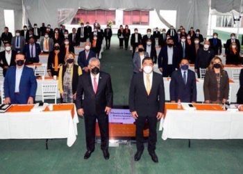 Encabeza líder del SNTE, Alfonso Cepeda Salas, primera reunión con la nueva dirigencia de la Sección 4 de Campeche