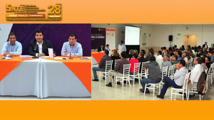 La Sección 28 del SNTE, encabezada por el Delegado Especial Noé Rodríguez García, puso en marcha la consulta directa entre sus agremiados para la construcción del Pliego Nacional de Demandas 2019