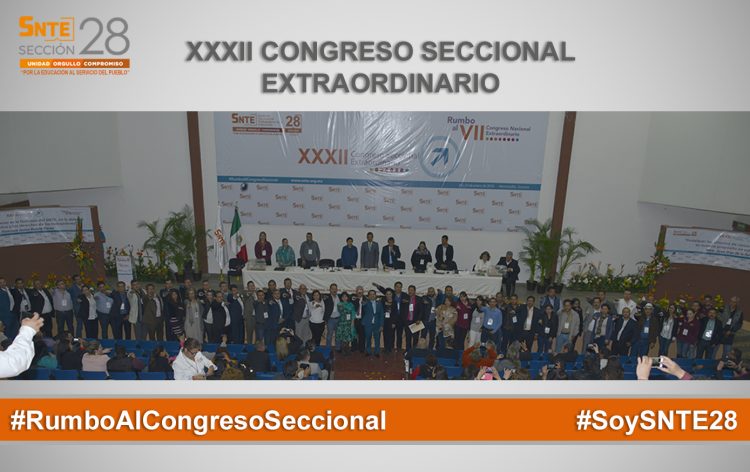 Se eligen 63 delegados que representarán a la Sección 28 en el VII Congreso Nacional Extraordinario del SNTE