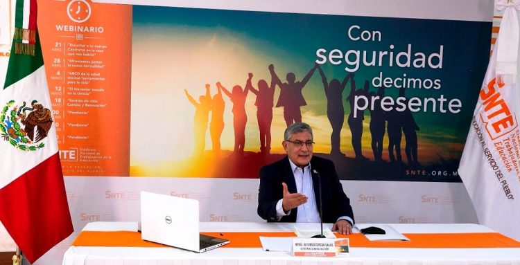 Entre abril y julio, el SNTE ofrecerá ocho conferencias a sus agremiados. Se presenta la segunda denominada: “Afrontemos juntos la nueva realidad”   