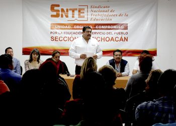 El SNTE reconoce el compromiso del Gobierno Federal para escuchar y atender las demandas de sus agremiados, planteadas a través de su organización sindical. Avances en el pago de adeudos a maestros de Michoacán.
