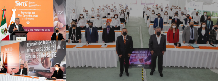 El SNTE da la bienvenida a la nueva dirigencia de la Sección 53 de Sinaloa, electa por medio del voto universal