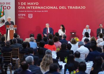 Versión estenográfica del encuentro del presidente Andrés Manuel López Obrador con líderes sindicales por el Día Internacional del Trabajo, en Palacio Nacional