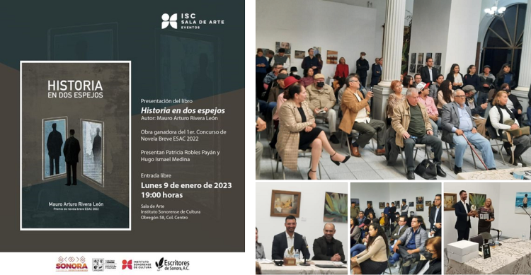 Sobre la presentación de la novela Historia en dos espejos. Brevedades