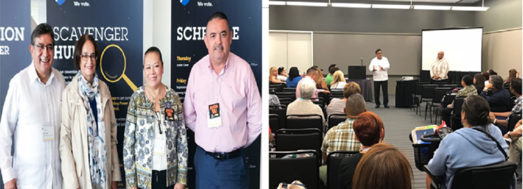 Una delegación del SNTE encabezada por su secretario general, Alfonso Cepeda Salas, asiste en Estados Unidos a la 85 Convención de la American Federation of Teachers (AFT)