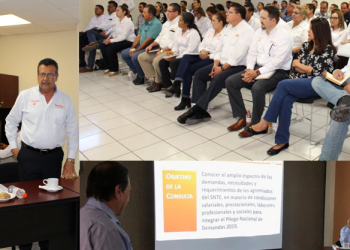 Manuel Fort Mayoral, originario de La Paz, Baja California Sur, es el nuevo Representante del Comité Ejecutivo Nacional del SNTE en la Sección 28 de Sonora