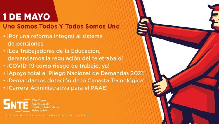 Al conmemorar el Día del Trabajo, el SNTE refrenda su carácter democrático. El secretario general, Alfonso Cepeda Salas, celebra reunión virtual, con más de 60 mil dirigentes del gremio magisterial   