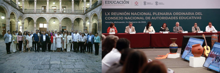 Acerca de reunión con autoridades educativas, con la participación de titulares de educación de los 32 estados de la República