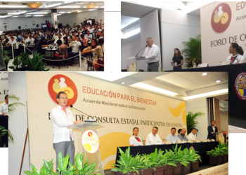 Las Secciones 28 y 54 del SNTE participaron en el Foro de Consulta Educativa realizado ayer en Hermosillo, el cual fue encabezado por Esteban Moctezuma Barragán, próximo secretario de Educación Pública