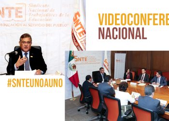 El secretario general del SNTE, Alfonso Cepeda Salas, encabezó hoy una videoconferencia con los Órganos Nacionales de Gobierno y los secretarios seccionales, con el objetivo de trabajar al mismo ritmo en todo el país