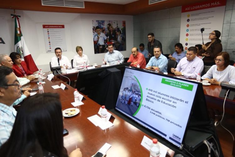 El próximo lunes 20 de agosto iniciará el ciclo escolar 2018-2019 en 4 mil 706 escuelas de Sonora, en las cuales asistirán 610 mil alumnos de nivel básico, atendidos por 25 mil 456 docentes