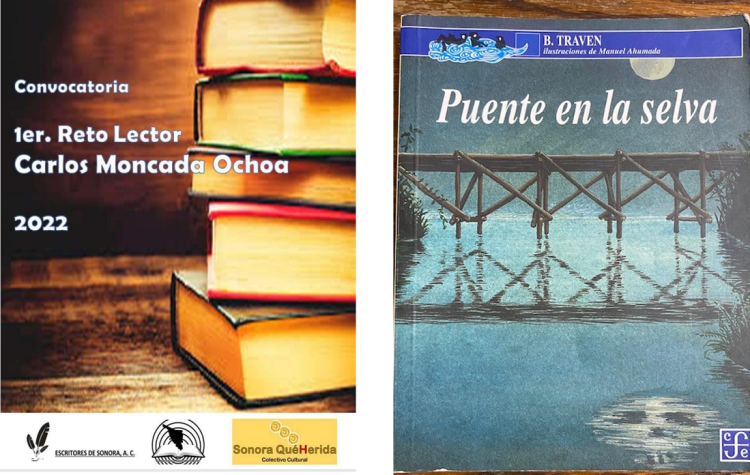 Primer reporte en el Reto Lector Carlos Moncada Ochoa. Novela Puente en la selva. Autor B. Traven
