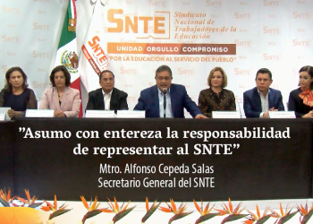 El secretario general del SNTE, Alfonso Cepeda Salas, dio a conocer que en el próximo Congreso Nacional se incorporará al Estatuto el voto universal, directo y secreto para la elección de dirigentes seccionales y nacionales