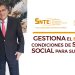 Se reúnen el secretario general del SNTE, Alfonso Cepeda Salas, y el director general del ISSSTE, Luis Antonio Ramírez Pineda. Temas abordados: situación financiera del Instituto y créditos personales, entre otros