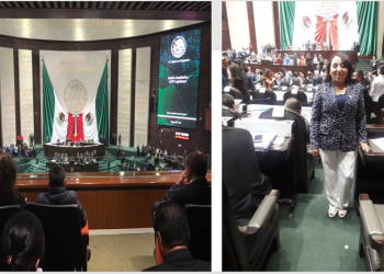 Maestra de Sonora en el Congreso de la Unión. Diputada Federal Hildelisa González Morales de Navojoa, de la coalición que encabeza Morena