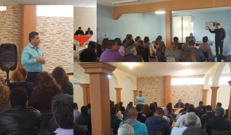 El líder magisterial Noé Rodríguez García, encabeza jornadas de trabajo con la estructura sindical de la Sección 28 del SNTE. Ya se reunió con Huatabampo, Navojoa y Ciudad Obregón