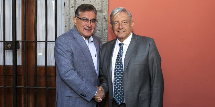 El SNTE sostuvo una nueva reunión de trabajo con el Presidente de la República, Andrés Manuel López Obrador, en Palacio Nacional