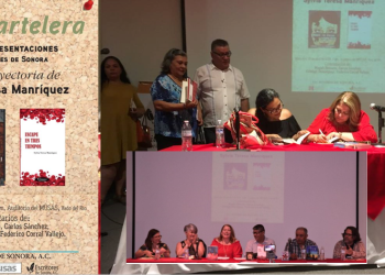 La agrupación Escritores de Sonora, A.C. (ESAC), presentó la obra y trayectoria de la escritora, periodista, conductora y locutora, Sylvia Teresa Manríquez Ochoa