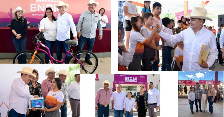 Bavispe recibe la visita de un gobernador con espíritu de benefactor