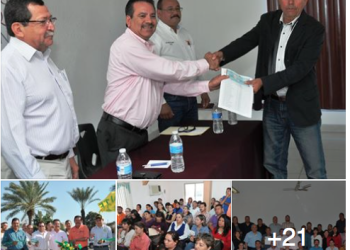 Nuevamente recorre el Secretario General de la Sección 28 del SNTE municipios del sur del estado. Entrega bono de rezonificación y otros beneficios a trabajadores de la educación