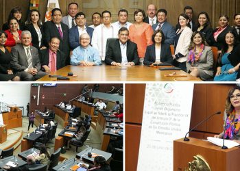 Dignificar los espacios escolares es una de las iniciativas que maestros del SNTE presentaron hoy en el Senado de la República