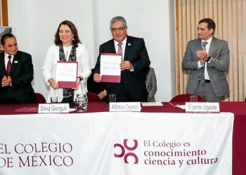 El SNTE y El Colegio de México firman convenio para mejorar enseñanza en los primeros años de Educación Primaria