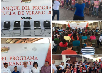 PARTICIPAN SECRETARIOS GENERALES DE LAS SECCIONES 28 Y 54 DEL SNTE EN ARRANQUE DEL PROGRAMA ESCUELA DE VERANO 2016