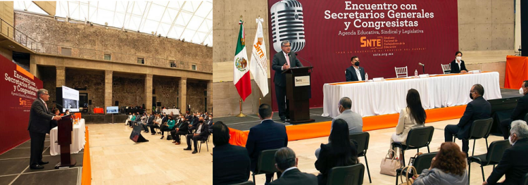 Legisladores federales y locales integrantes del SNTE, darán la lucha desde su ámbito, por la educación pública y los maestros, afirmó el secretario general, Alfonso Cepeda Salas