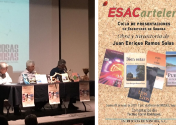 En el marco del programa ESACartelera, que impulsa ESAC, presentan la obra del escritor Juan Enrique Ramos Salas. Comentarios de Fortino Corral Rodríguez